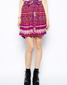 Minkpink Bohemian Rhapsody Waisted Skirt